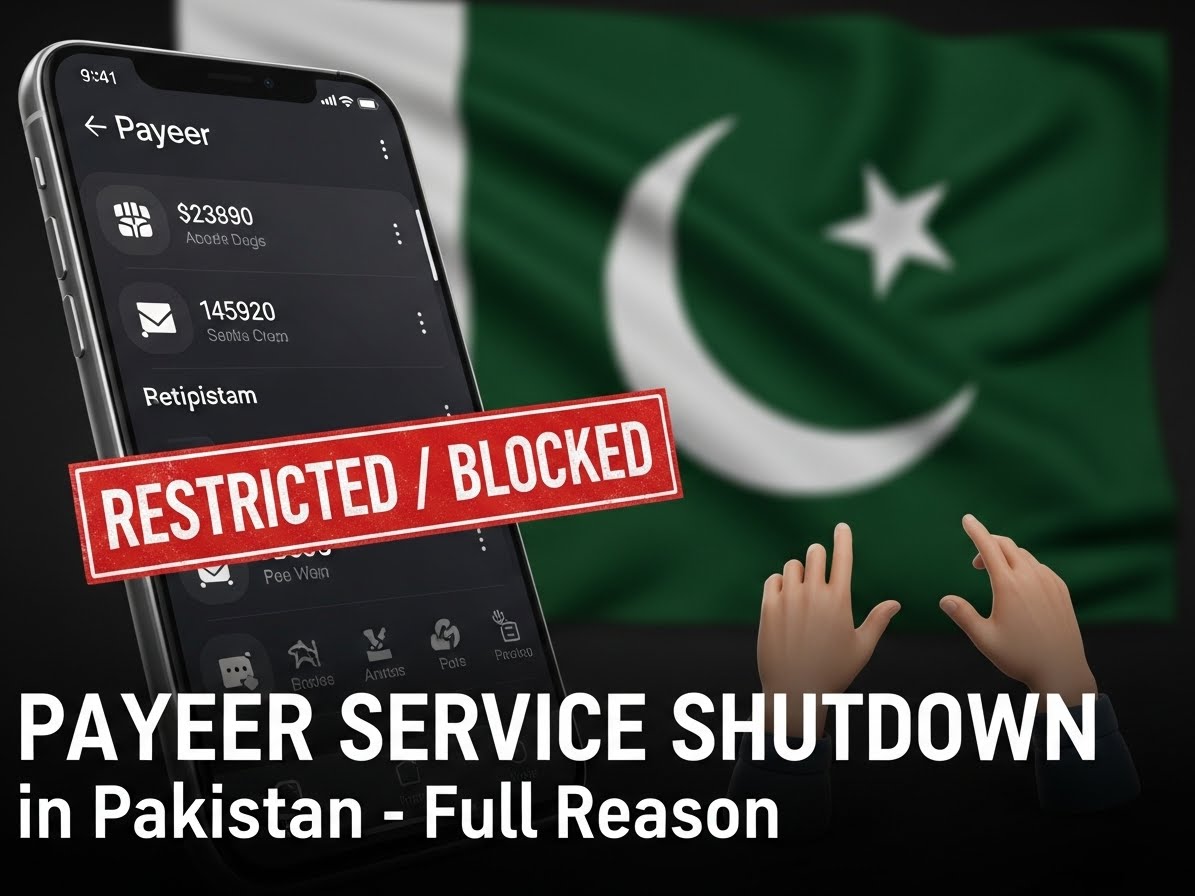 Why Payeer Is No Longer Working in Pakistan – Full Reason & Solution